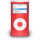 iPod Nano Red On Icon